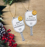 Pickleball Christmas Ornament