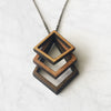 Ombre Wood Necklace