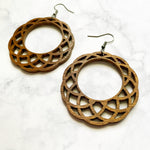 Mandala Circle Earrings