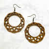 Mandala Circle Earrings