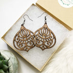 Teardrop Mandala Earrings