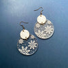 Snowflake Statement Earrings