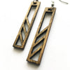 Diagonal Bar Earrings