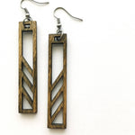 Diagonal Bar Earrings