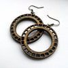 Wood Hoop Earrings