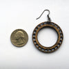 Wood Hoop Earrings