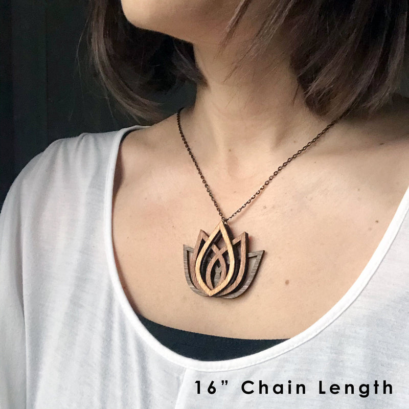 Zen Lotus Necklace